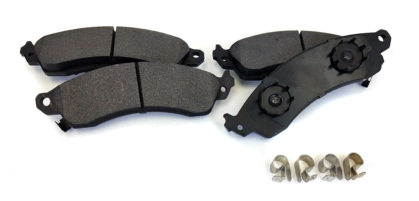 1994-2004 Front Mustang Cobra Ceramic Pads with Anti Rattle Clips