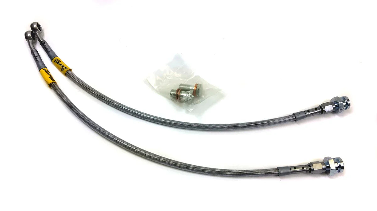 Front Stainless braided hoses for Fox with Cobra Brake
