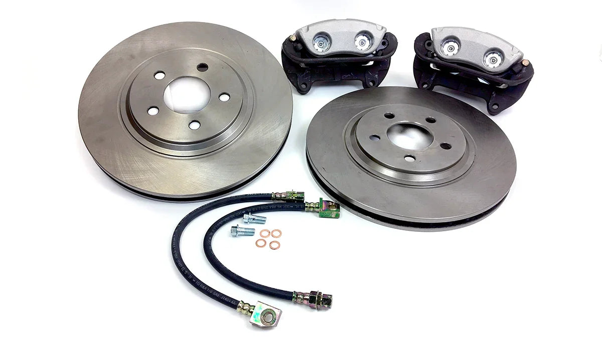 Cobra Front Brake Kit with 13" Plain Rotors