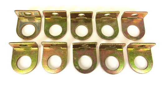 Brake Line Tabs Bolt On or Weld On - Ten (10)