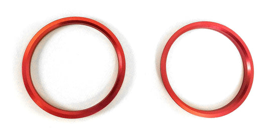 Brake Rear Centering Rings for 94-04 Cobra Rotors on Stock 79-87 Fox Axles