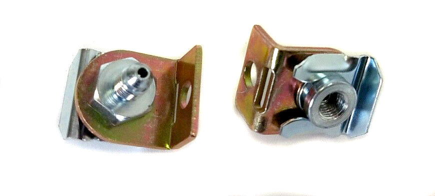 Universal Bolt On Or Weld on Brake Line Tabs, Hose Locks and Fittings