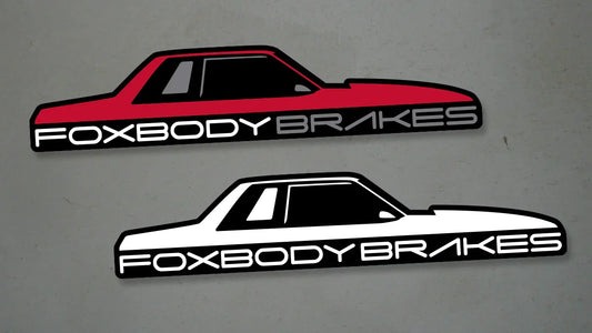 Fox Body Brakes Decals