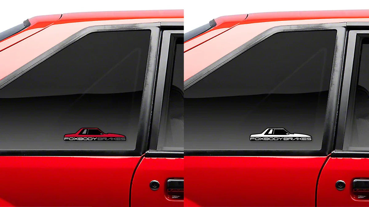 Fox Body Brakes Decals
