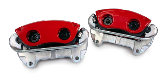 Mustang Cobra Front Calipers: Red
